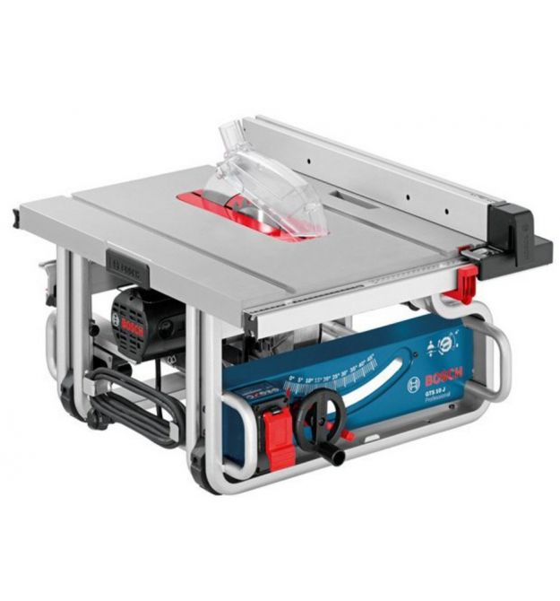 Распиловочный стол Bosch GTS 10 J, 1800 W, диск 254 ммнаклонЛ 47°/П 2°, стол 642 x 634мм, 27кг Распиловочный стол Bosch GTS 10 J, 1800 W, диск 254 ммнаклонЛ 47°/П 2°, стол 642 x 634мм, 27кг