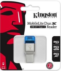 Кардридер Kingston USB 3.0 microSD USB Type A/C