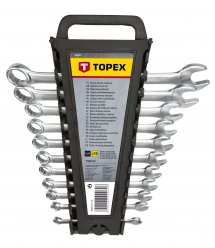 Набор ключей комбинированных TOPEX, 6-22 мм, 12 шт.