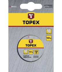 Припой TOPEX оловянный 60% Sn, проволока 0.7 мм, 100 г