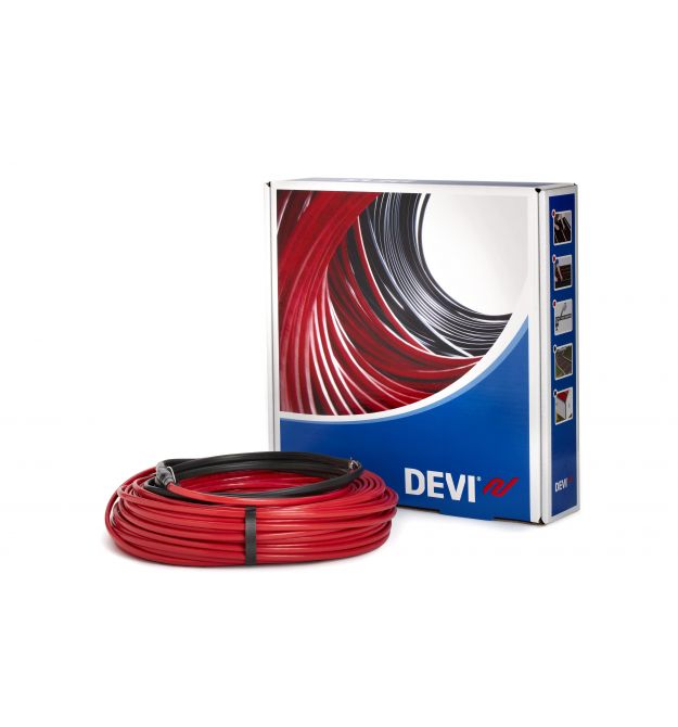 Кабель нагревательный DEVI flex 18Т, 2х жильный, 4.2кв.м, 615W, 34м, 230V