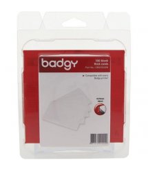Пластиковые карты 0.76мм для принтера Badgy100/200 (100 штук)
