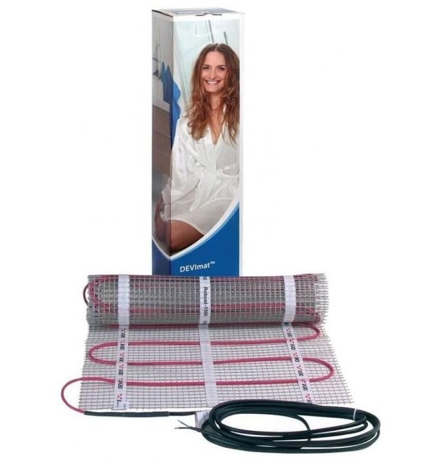 Мат нагревательный DEVI comfort 150T, 2х жильный, 4.0кв.м, 549W, 0.5х8м, 230V
