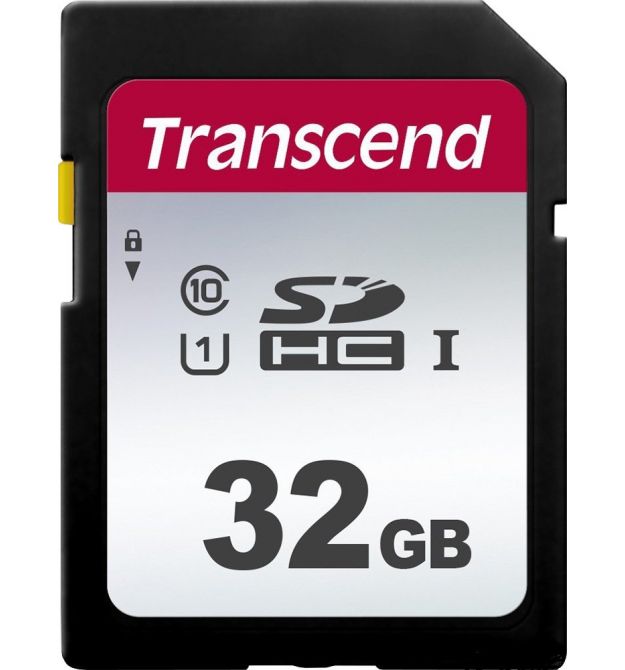 Transcend SDXC/SDHC 300S[Карта пам'яті SD 32GB C10 UHS-I R100/W20MB/s]