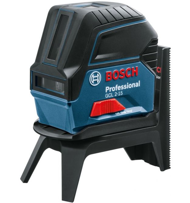 Bosch Нівелір лазерний GCL 2-15, до 15м, ±0.3мм/м, + RM1, 0.5кг