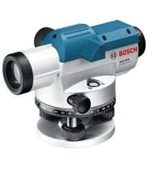 Нивелир оптическтий Bosch Professional GOL 26 D, зум х26, точность ± 1.6 мм на 30 м , до 100 м, 1.5 кг
