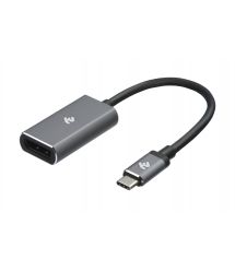 Адаптер 2Е Type-C to DisplayPort, Alluminum, 0.2м