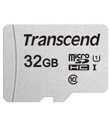 Transcend Карта пам'яті microSD 32GB C10 UHS-I R100/W20MB/s + SD