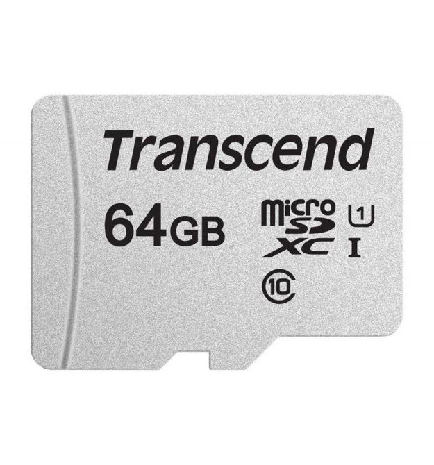 Transcend Карта пам'яті microSD 64GB C10 UHS-I R100/W20MB/s