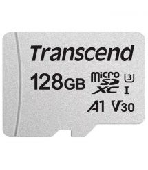 Карта памяти Transcend 128GB microSDXC C10 UHS-I R95/W45MB/s + SD адаптер