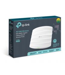 Точка доступа TP-Link EAP225 802.11ac 2.4/5ГГц, AC1350, 2*4дБи, 1xGE LAN. PoE, потол.