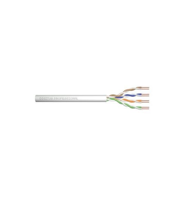Кабель DIGITUS CAT 5e U-UTP, 100m, AWG 24/1, PVC, серый