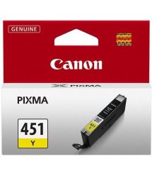 Картридж Canon CLI-451Y XL (Yellow) PIXMA MG5440/MG6340