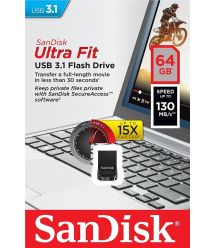 Накопитель SanDisk 64GB USB 3.1 Ultra Fit