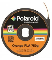 Картридж з ниткою 1.75мм / 0.75кг PLA Polaroid ModelSmart 250s, помаранчевий