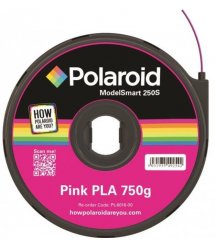 Картридж з ниткою 1.75мм / 0.75кг PLA Polaroid ModelSmart 250s, рожевий