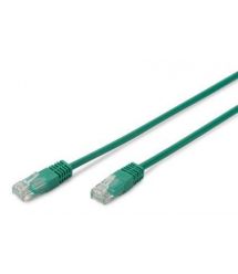 Digitus CAT 5e UTP, 1м, AWG 26/7, PVC, зелений