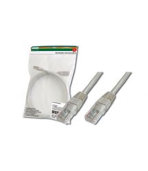 Патч-корд DIGITUS CAT 5e UTP, 5м, AWG 26/7, PVC, серого цвета