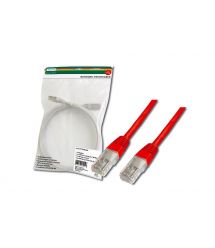 Патч-корд DIGITUS CAT 5e UTP, 5м, AWG 26/7, PVC, красного цвета