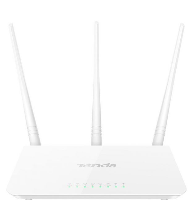 Маршрутизатор TENDA F3 N300 3xFE LAN, 1xFE WAN, 3x5dBi Ант