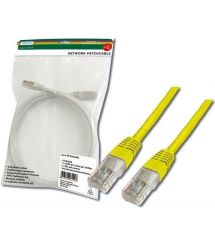 Патч-корд DIGITUS CAT 5e UTP, 3м, AWG 26/7, PVC, желтого цвета