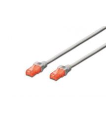 Патч-корд DIGITUS CAT 6 UTP, 10м, AWG 26/7, Cu, LSZH, серый