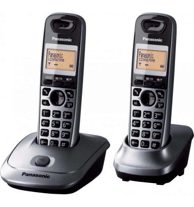 Panasonic Радіотелефон DECT KX-TG2512UAM Metallic