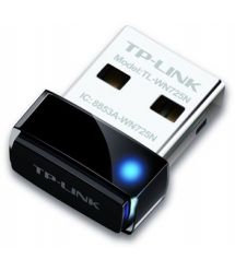 WiFi-адаптер TP-Link TL-WN725N 802.11n, 2.4 ГГц, N150, USB 2.0, nano