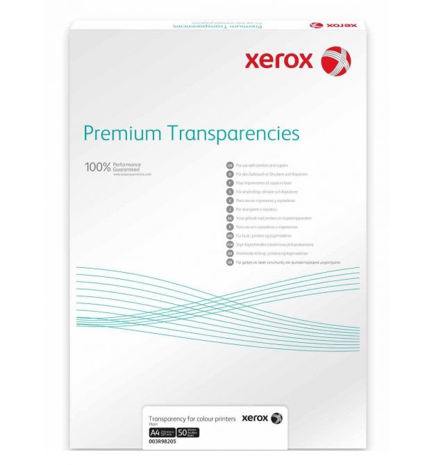 Пленка прозрачная Xerox A4 100л. без подложки