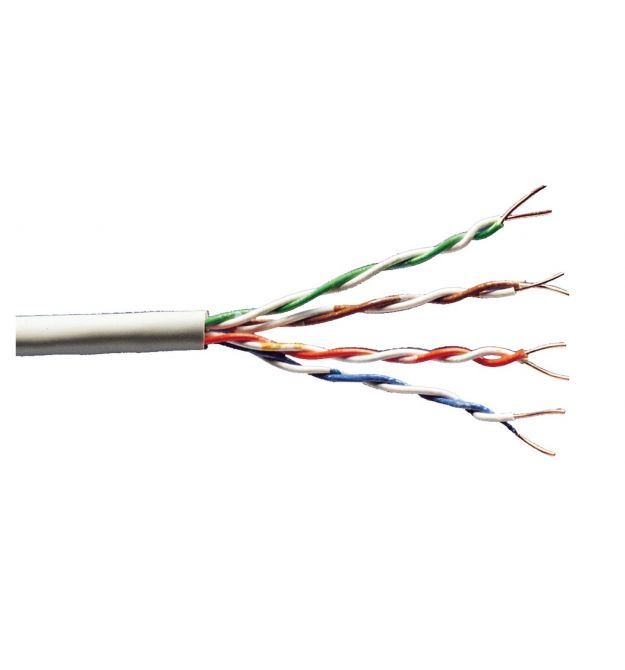 Кабель DIGITUS CAT 5e U-UTP, 305m, AWG 24/1, PVC, серый