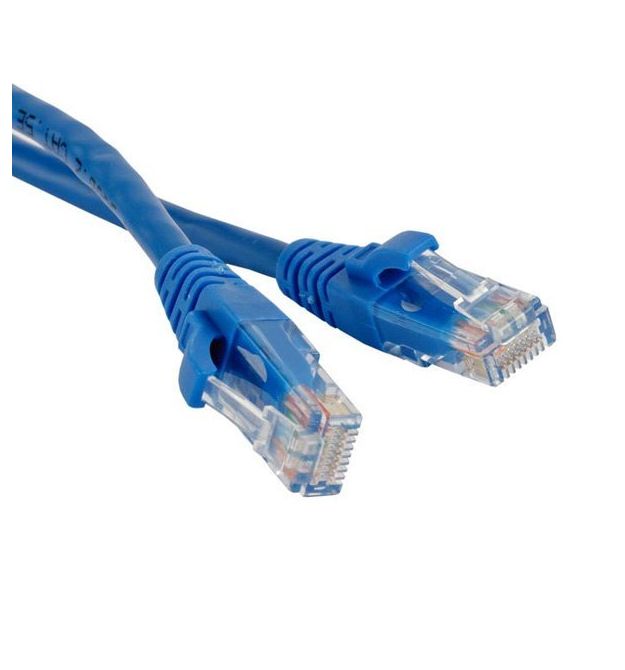 Патч-корд литий RITAR, CCA, UTP, RJ45, Cat.5e, 5m, синій Q150