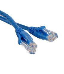 Патч-корд литой RITAR, UTP, RJ45, Cat.6, 2m, синий, Cu (медь)