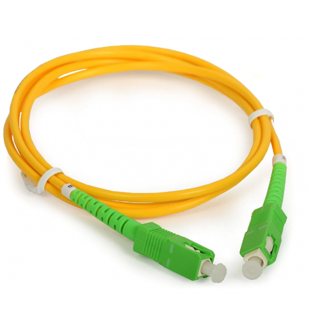 Патч-корд оптический SC / APC-SC / АPC 3.0mm 1 м