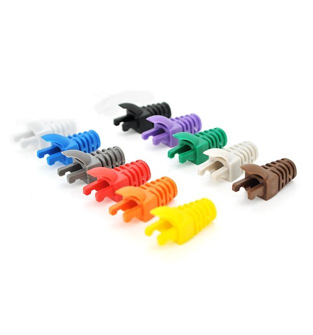 Ковпачок ізолюючий Merlion RJ-45 Blue Cat.5 - Cat.6 (100 шт - уп.) Q100