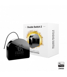 Двойной релейный выключатель со счетчиком электроэнергии FIBARO Double Switch 2, Z-Wave Plus — FIBEFGS-223