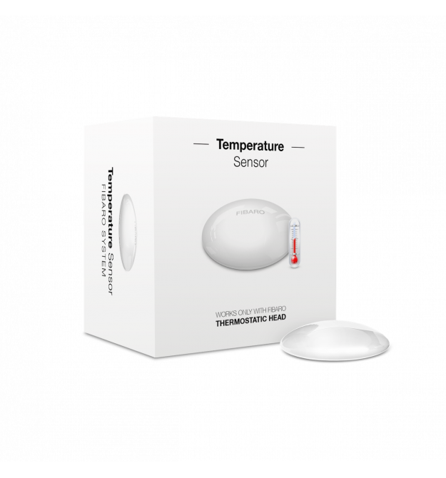 Датчик температуры радиаторного термостата FIBARO Radiator Thermostat Sensor — FIBEFGBRS-001