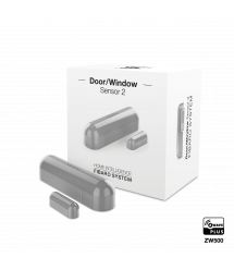 Датчик открытия двери/окна и температуры FIBARO Door/Window Sensor 2 Открытия окна/двери, (gray) серый