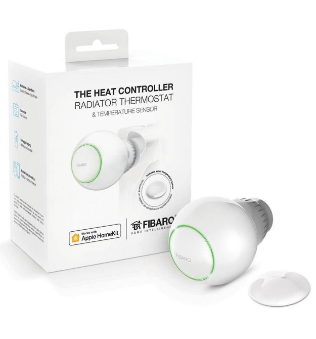 Радиаторный термостат FIBARO Heat Controller Starter Pack для Apple HomeKit — FIB_FGBHT-001-START