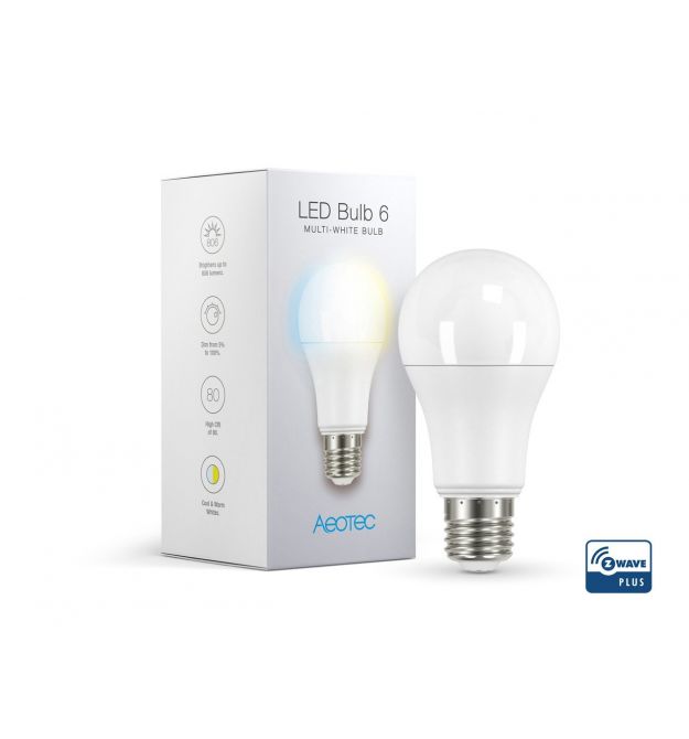 Светодиодная лампа AEOTEC LED Bulb 6 Multi-White (E27) — AEOEZWA001