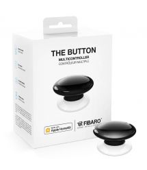 Кнопка управления FIBARO The Button Apple HomeKit, black (черный) - FGBHPB-101-2