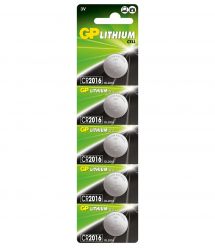 Батарейка литиевая GP CR2016-8C5 5шт