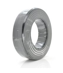 Кабель коаксиальный с питанием RITAR B100-RG690+2x0.5mm, 1,02 мм.CU, 64x0.12m CCA желтый экран, 75 Ом