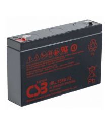 Аккумуляторная батарея CSB HRL634WF2, 6V 9Ah Q10