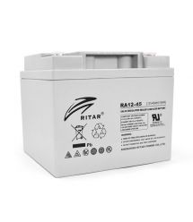 Аккумуляторная свинцово-кислотная батарея AGM RITAR RA12-45 Gray Case 12V 45.0Ah Q1