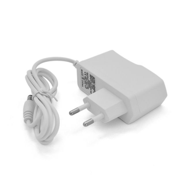 Импульсный адаптер питания 12В 1А (12Вт) штекер 5.5 - 2.5 длина 1,2м, Q50, White