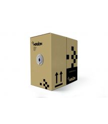 Кабель КНП UTP (4*2*0.51) 4p 24 AWG, Ritar, (CCA), изоляция ПВХ+ПЭ, для нар. работ, 305м, Black, Corton BOX (400x400x470) Q2