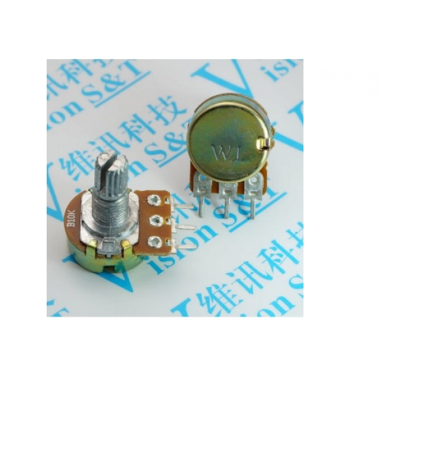 Многооборотный переменный потенциометр WH148 B10K,100шт в упаковке, цена за упаковку