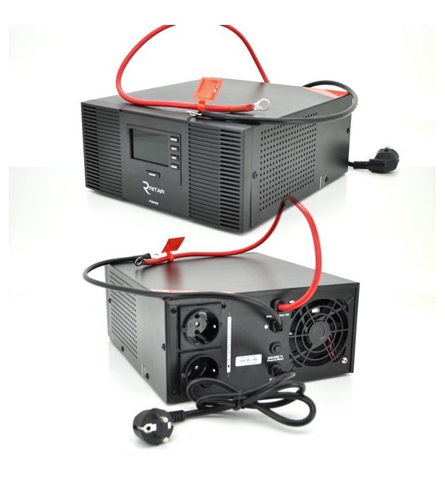 ДБЖ з правильною синусоїдою RITAR RTSWrl-1000 (600Вт)