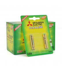 Батарейка щелочная MITSUBISHI 1.5V AAA - LR03, 2pcs - card, 24pcs - inner box, 288pcs - ctn