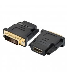Переходник HDMI(мама) - DVI-I 24+5 (папа) Black Q50